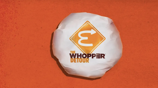 Winner of a Cannes Lions award, Burger King's Whopper Detour ad campaign